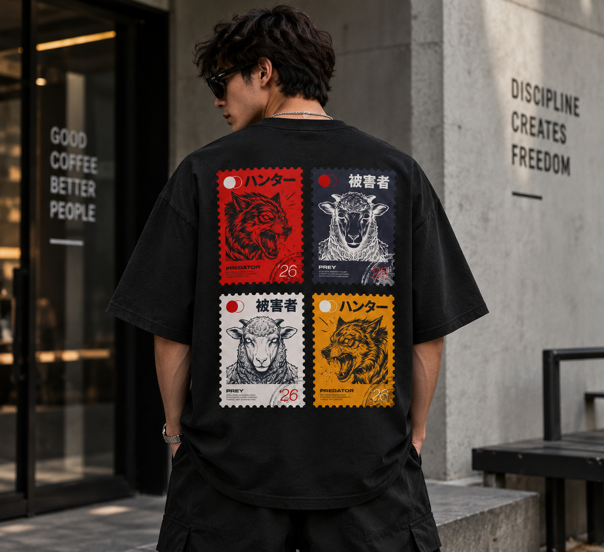 Prey or Predator - WYSE Oversized Tee