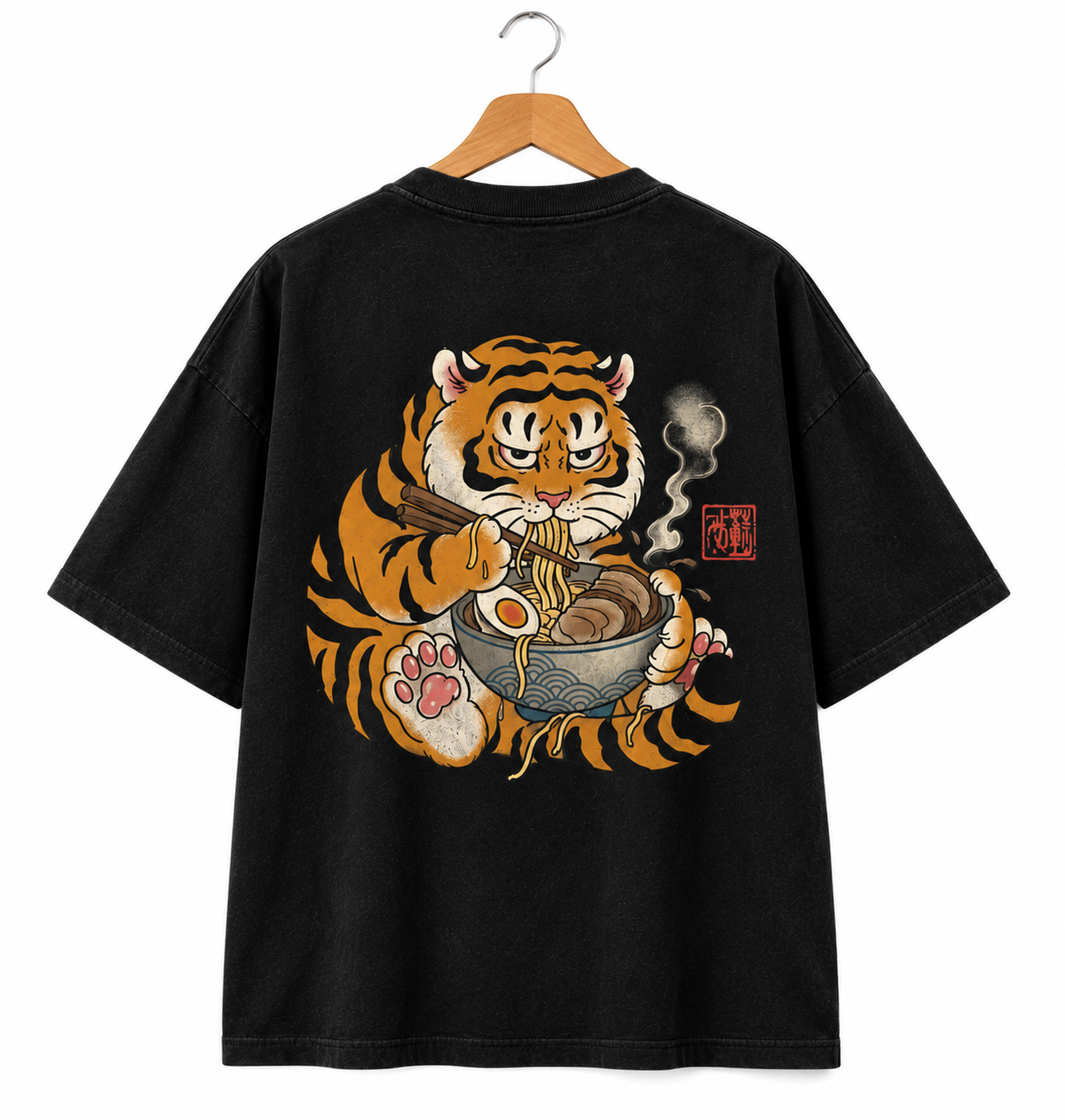 Tiger Noodles - WYSE Women's Oversized Tee