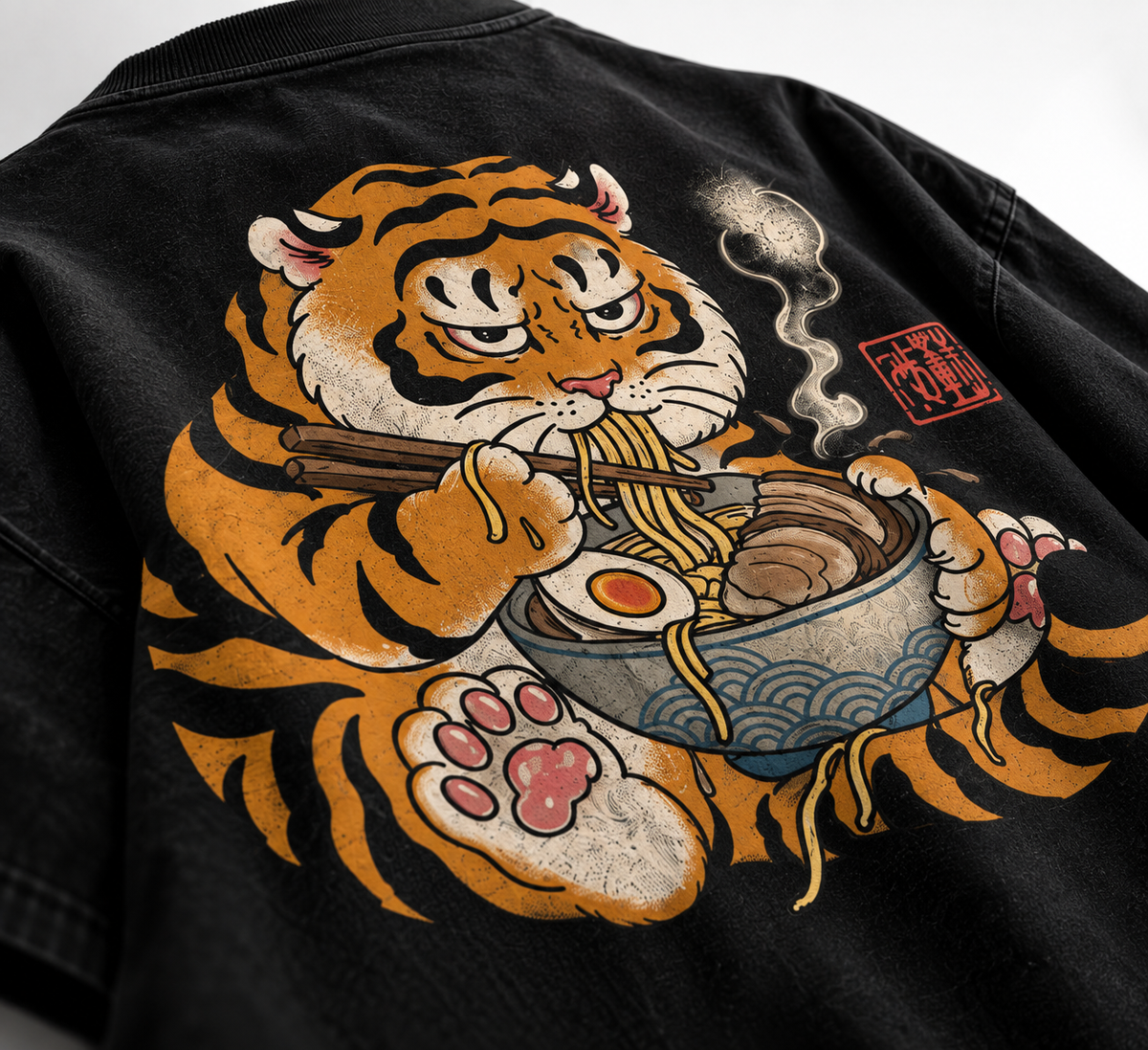 Tiger Noodles - WYSE Women's Oversized Tee