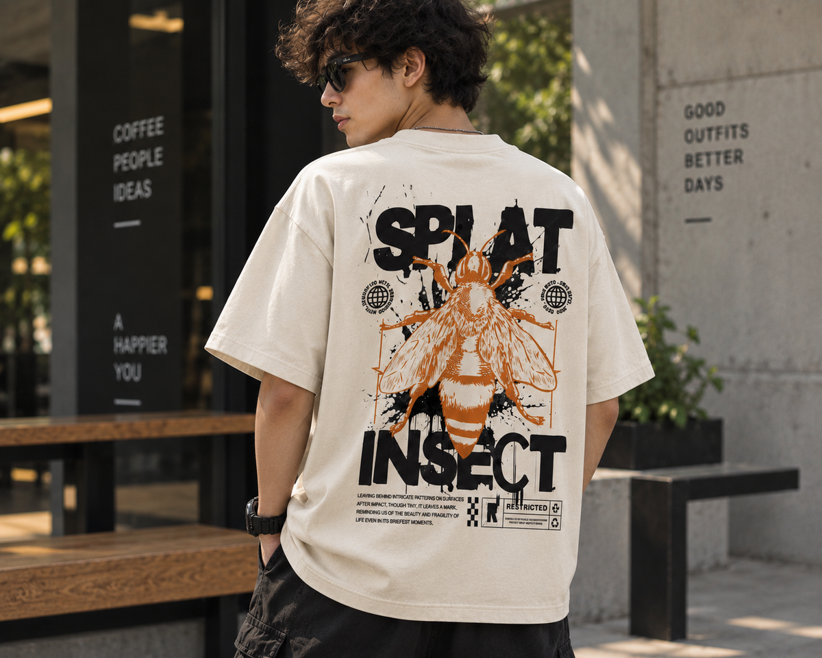 Splat Insect - WYSE Oversized Tee
