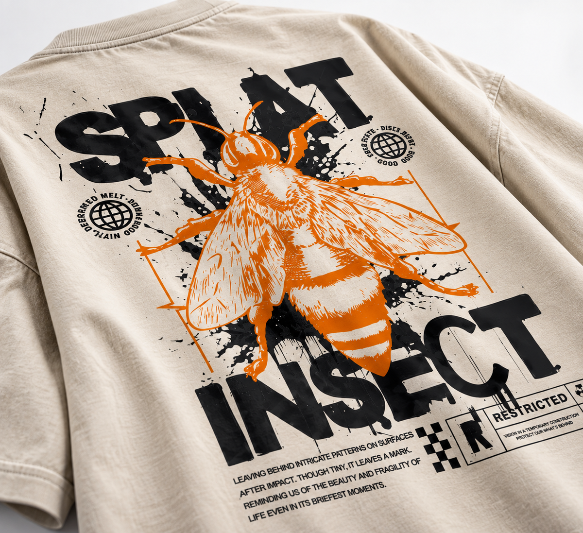 Splat Insect - WYSE Oversized Tee