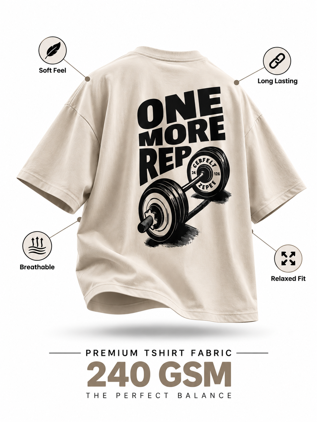 One More Rep - WYSE Gym Tee