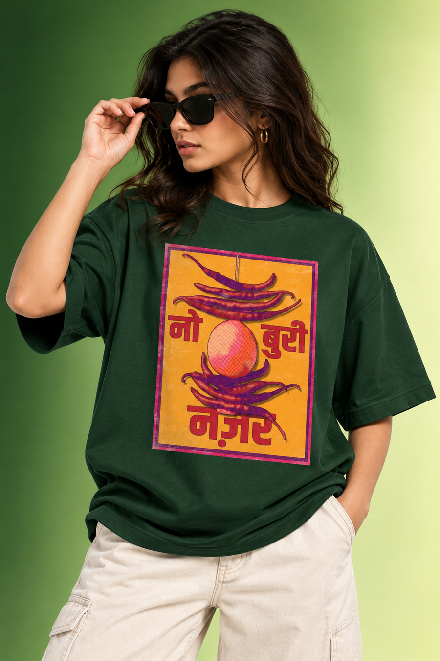 Nazar Na Lage Women’s Oversized Tee