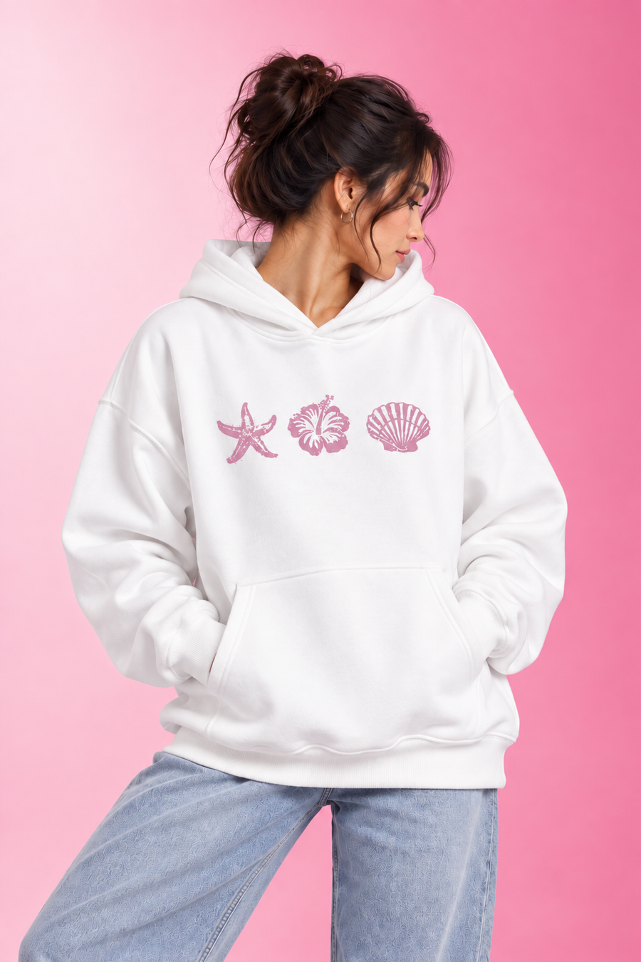 Coastal Bloom Women's Hoodie