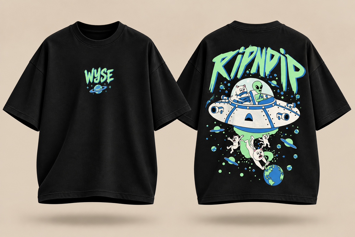 Alien UFO - WYSE Oversized Tee