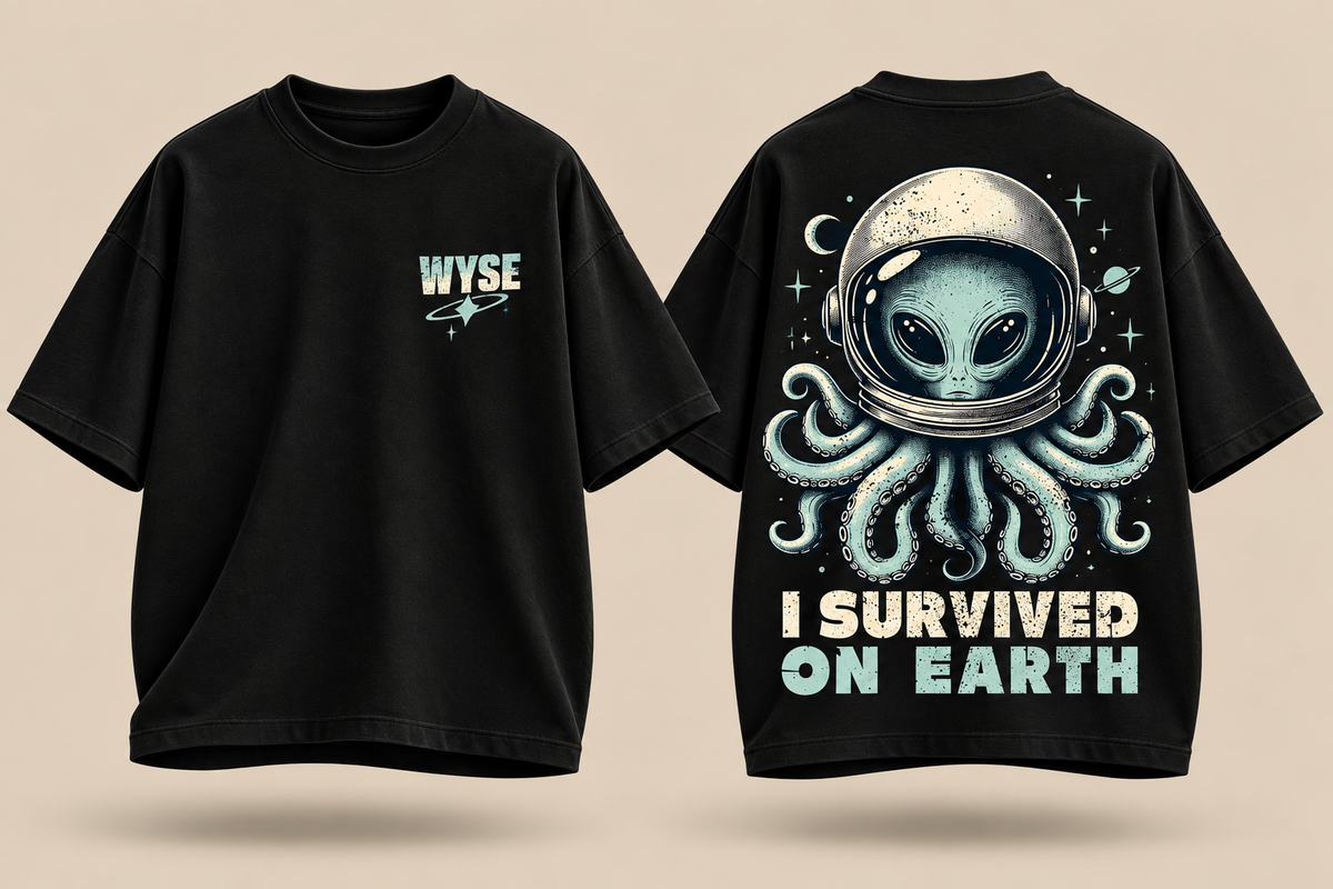 Survived Earth - WYSE Oversized Tee