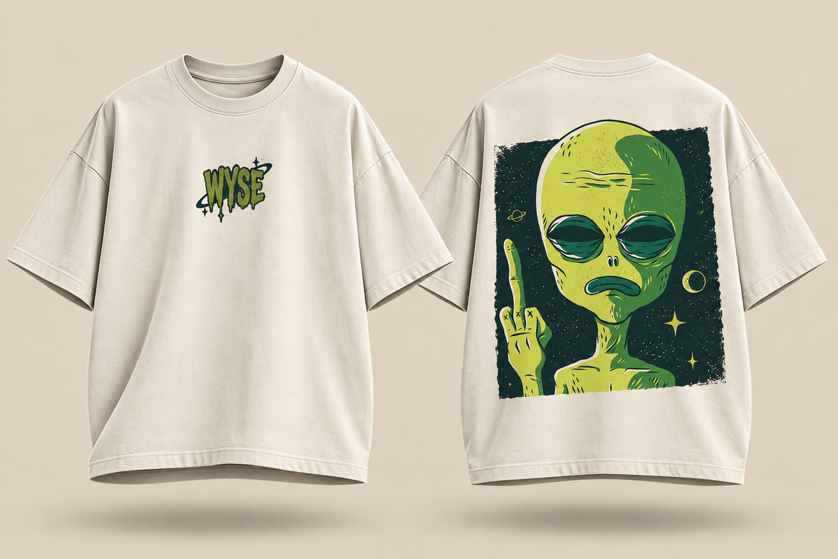 Alien Moody - WYSE Oversized Tee