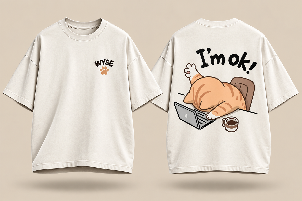 I'm Okay - WYSE Oversized Tee