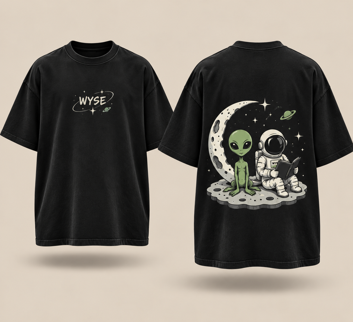 Alien Bestie - WYSE Oversized Tee