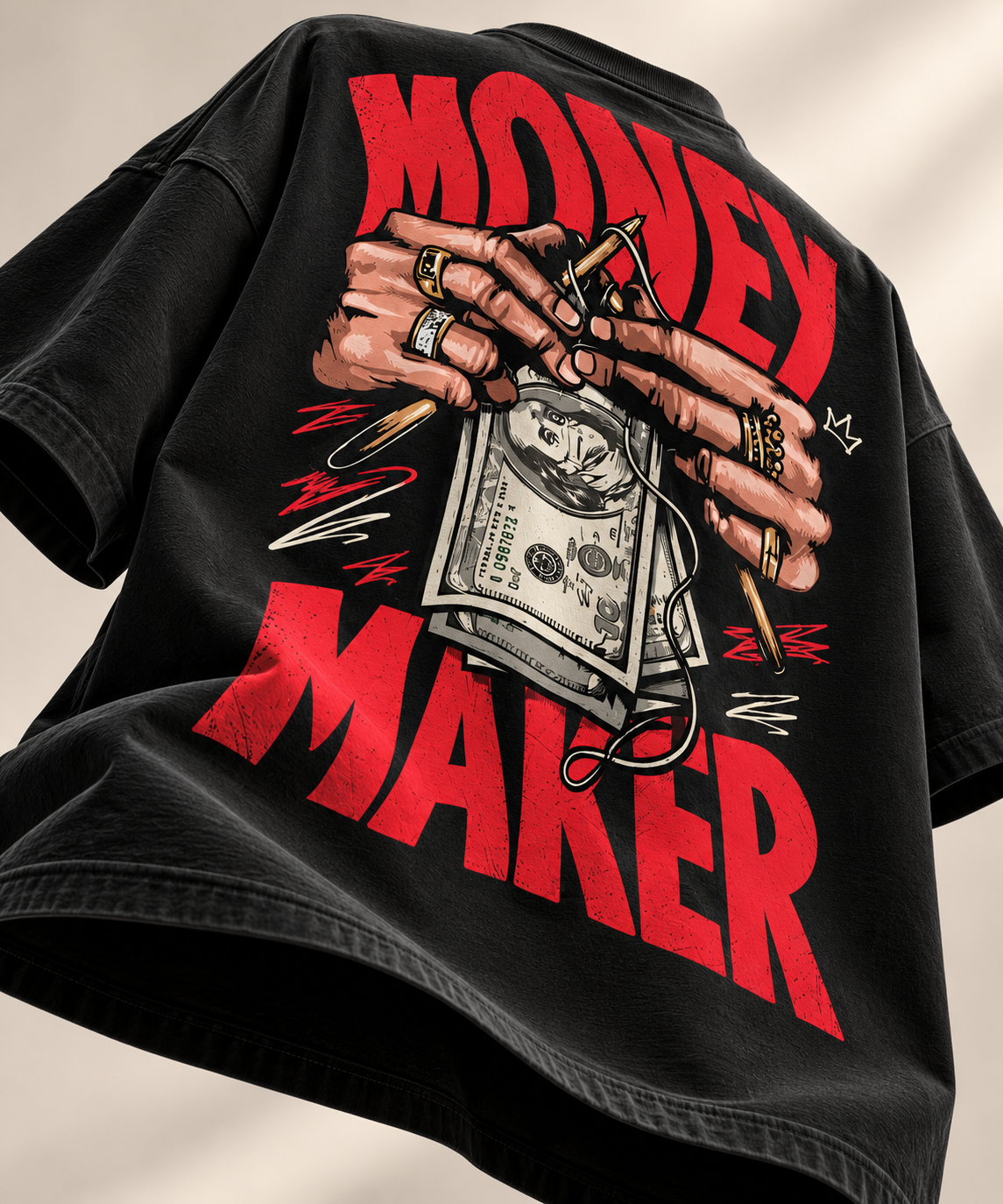 Money Maker - WYSE Oversized Tee