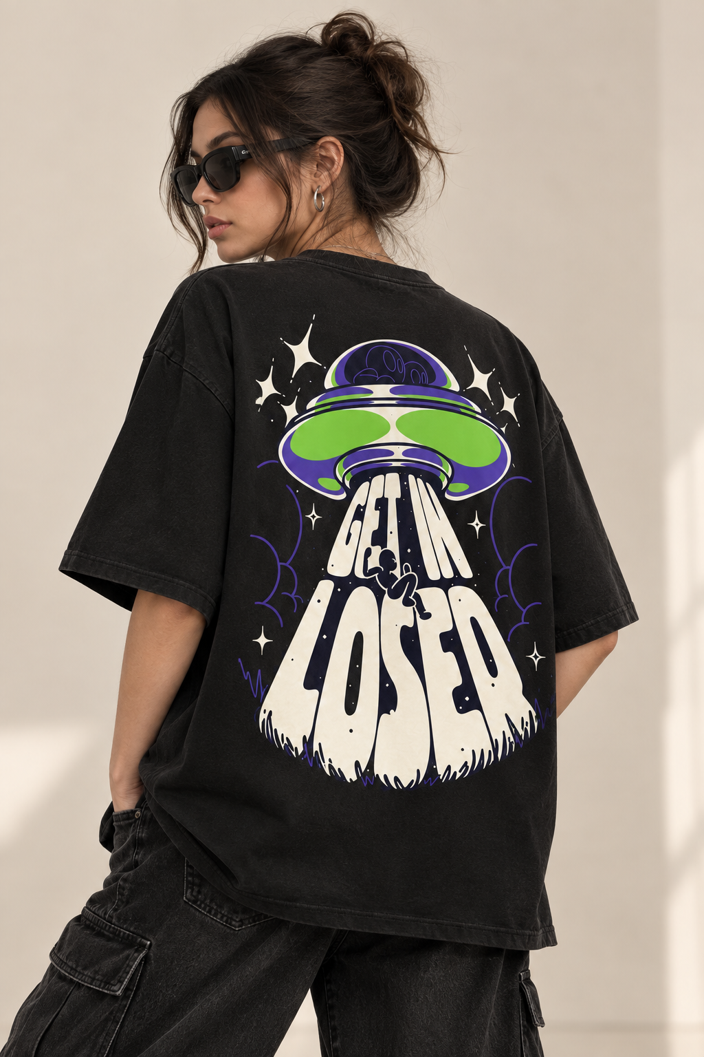Get In Loser - WYSE Oversized Tee