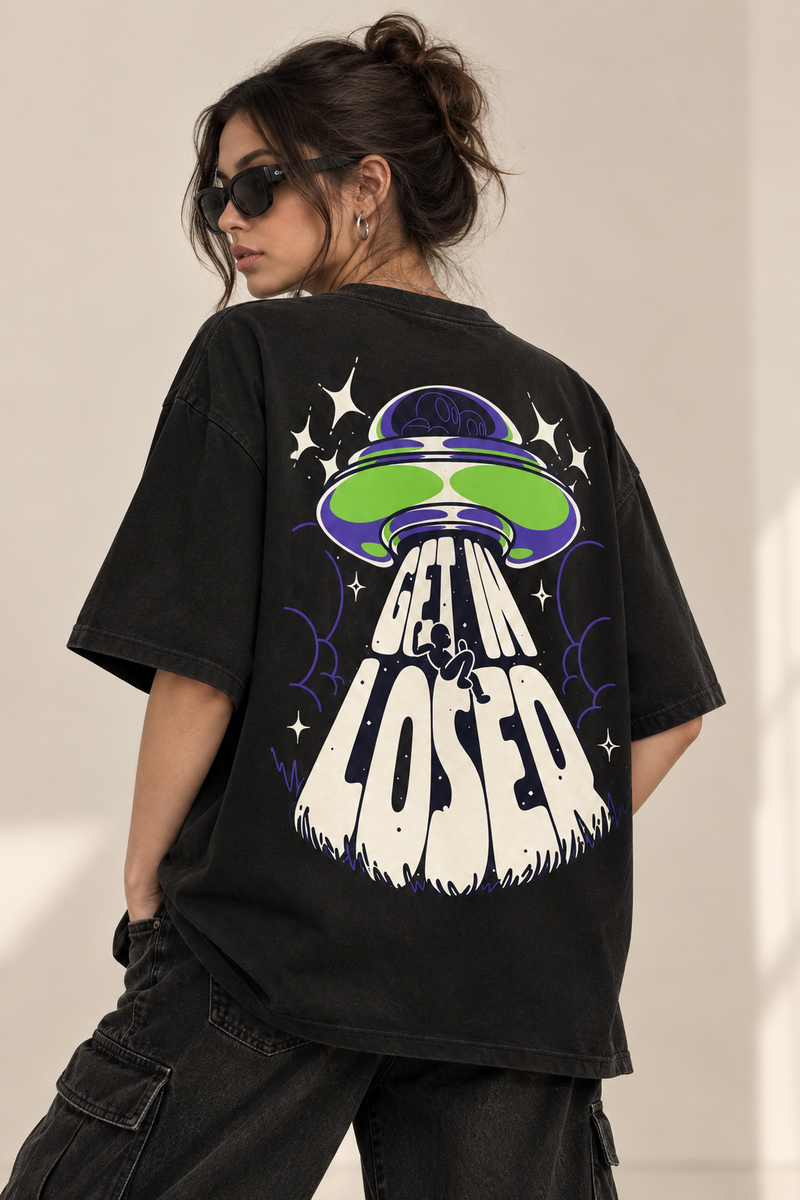 Get In Loser - WYSE Oversized Tee