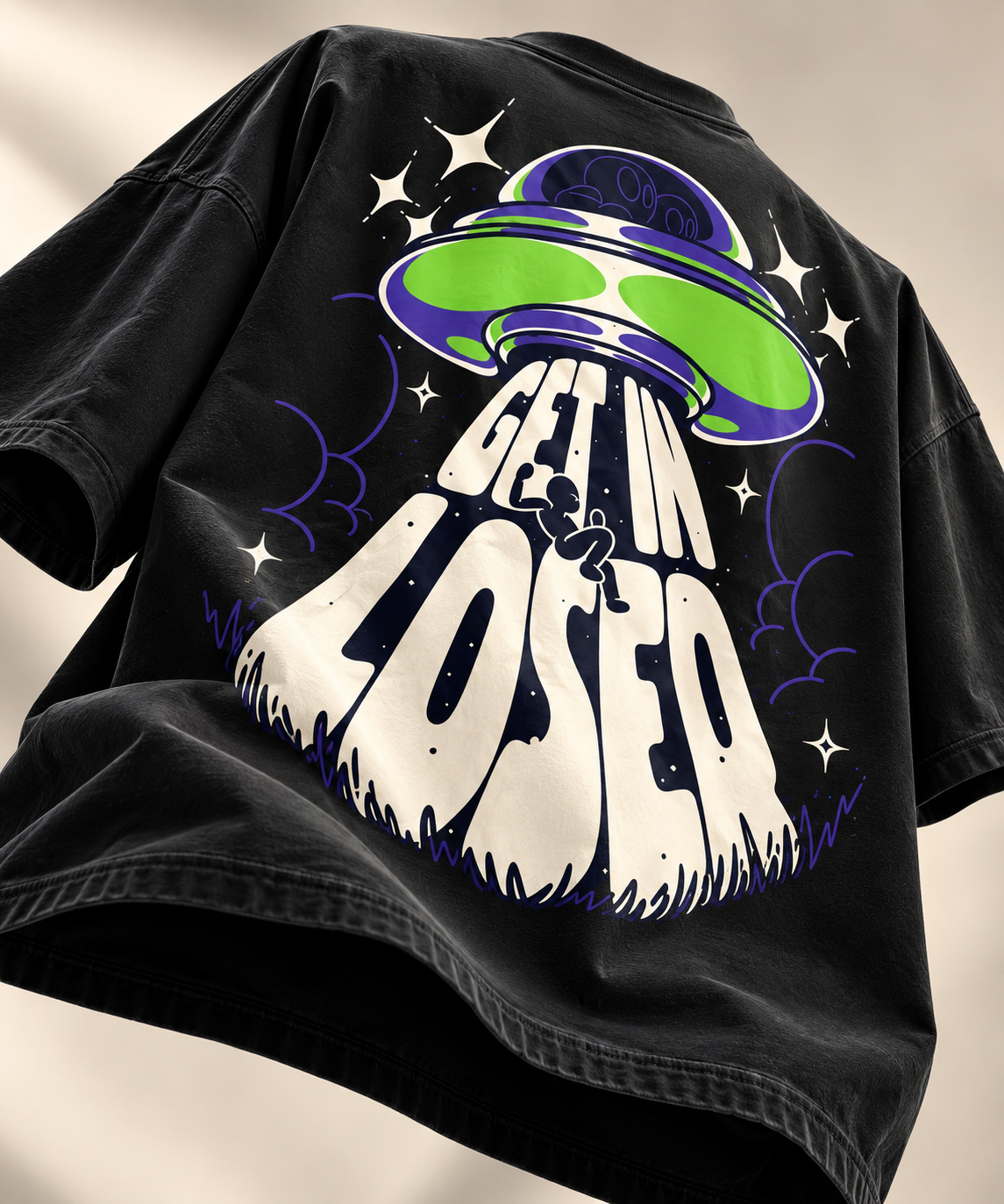 Get In Loser - WYSE Oversized Tee