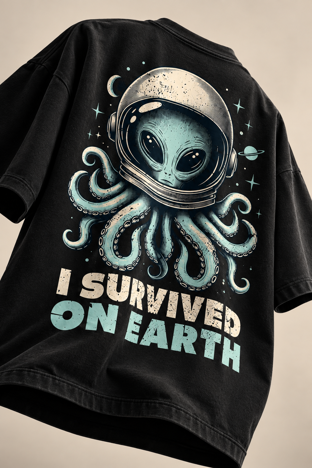 Survived Earth - WYSE Oversized Tee