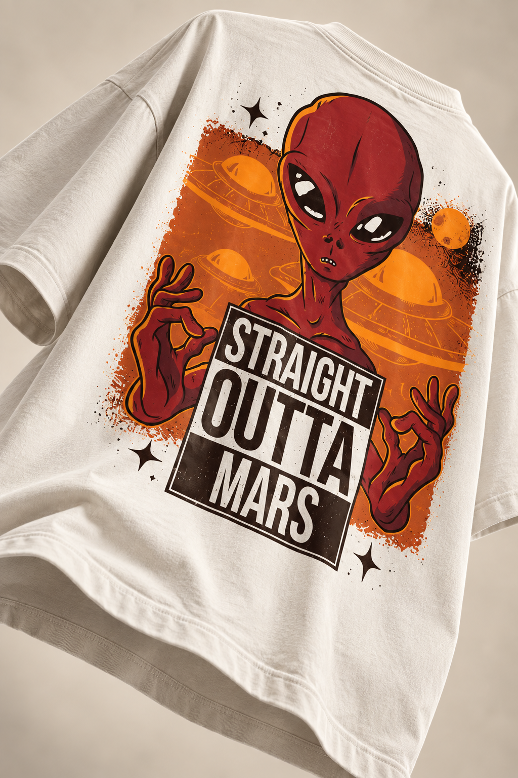 Straight Outta Mars - WYSE Oversized Tee