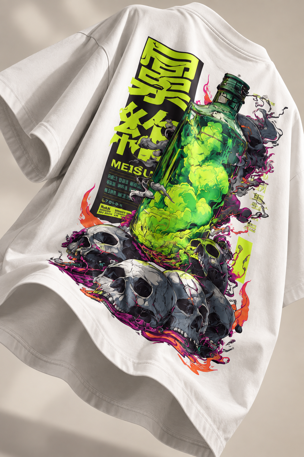 Toxic Skull - WYSE Oversized Tee