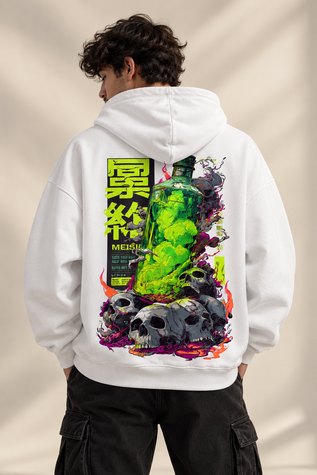 Toxic Skull Green - WYSE Hoodie