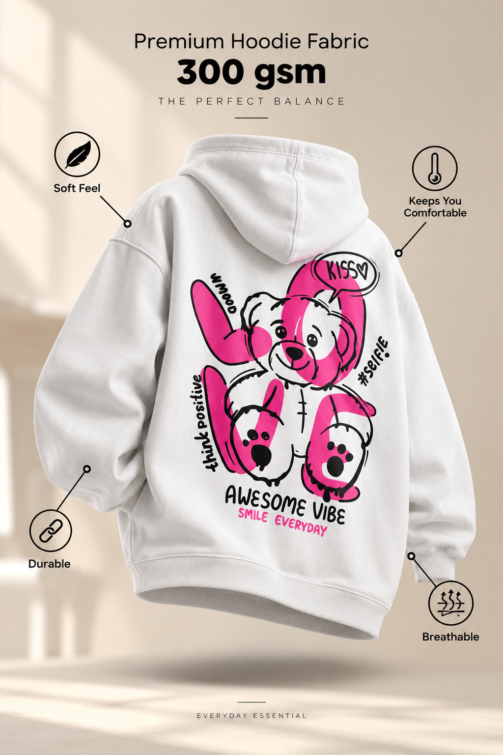 Love Awesome Vibe - WYSE Hoodie