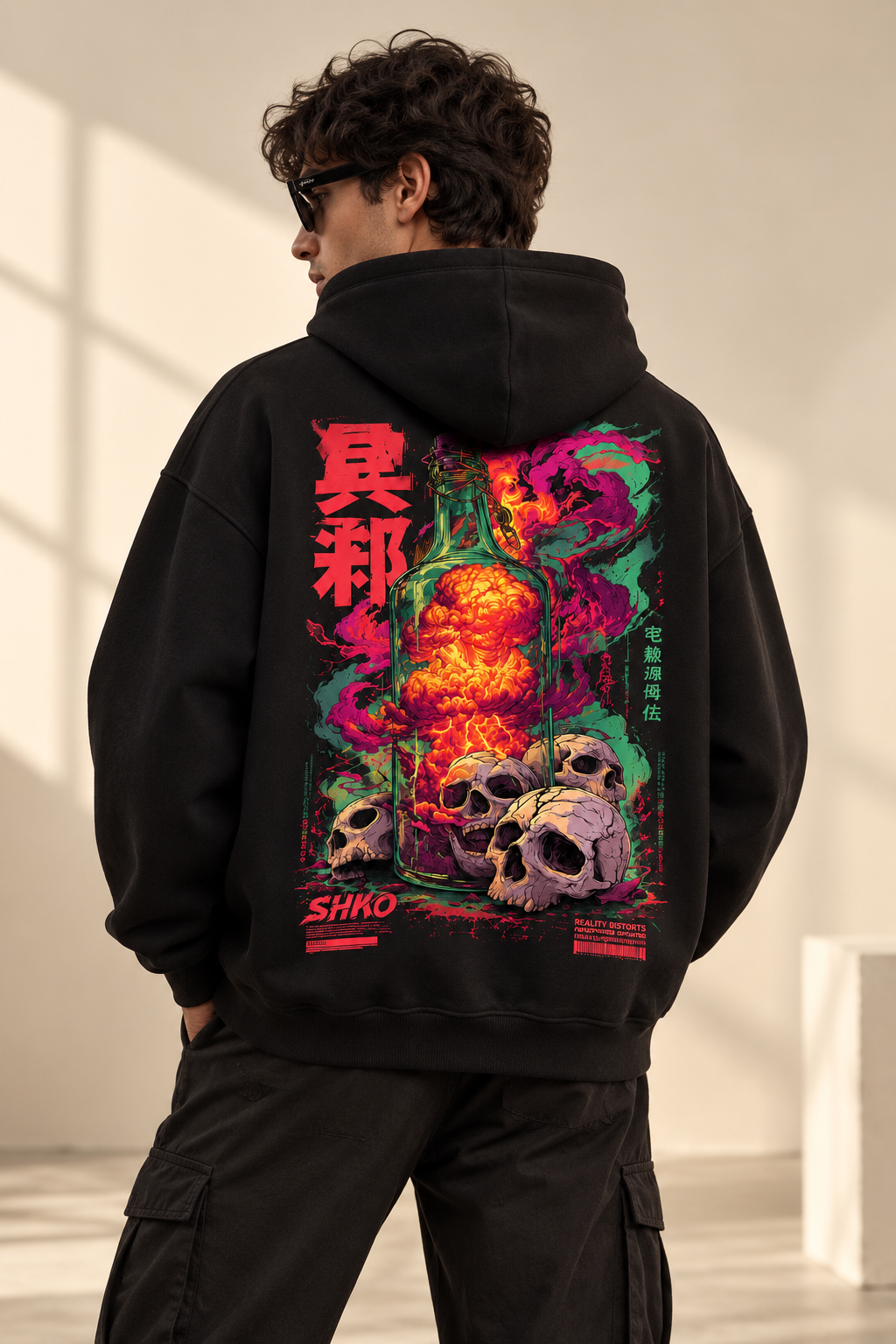 Toxic Skull Red - WYSE Hoodie
