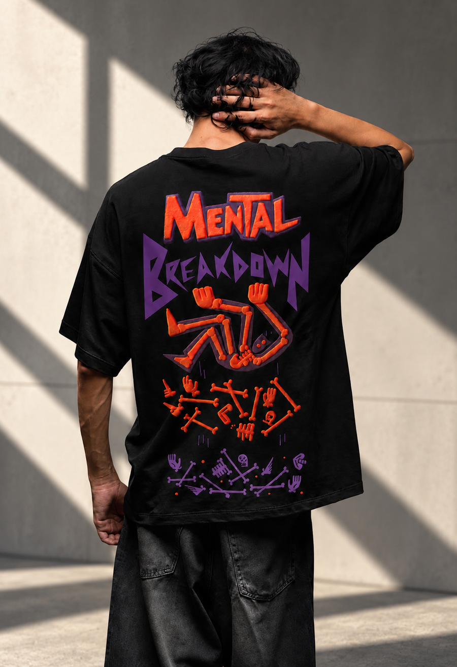 Mental Breakdown - WYSE Oversized Tee