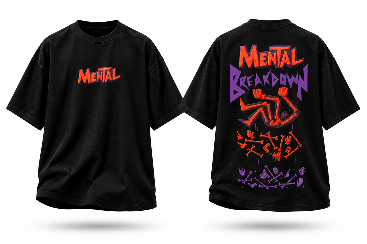 Mental Breakdown - WYSE Oversized Tee