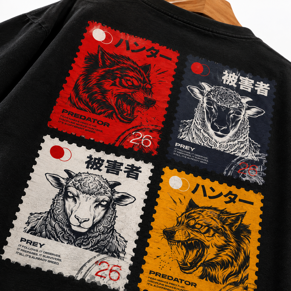 Prey or Predator - WYSE Oversized Tee