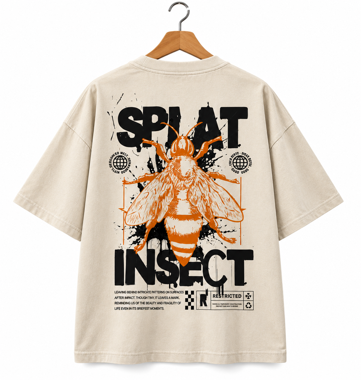 Splat Insect - WYSE Oversized Tee