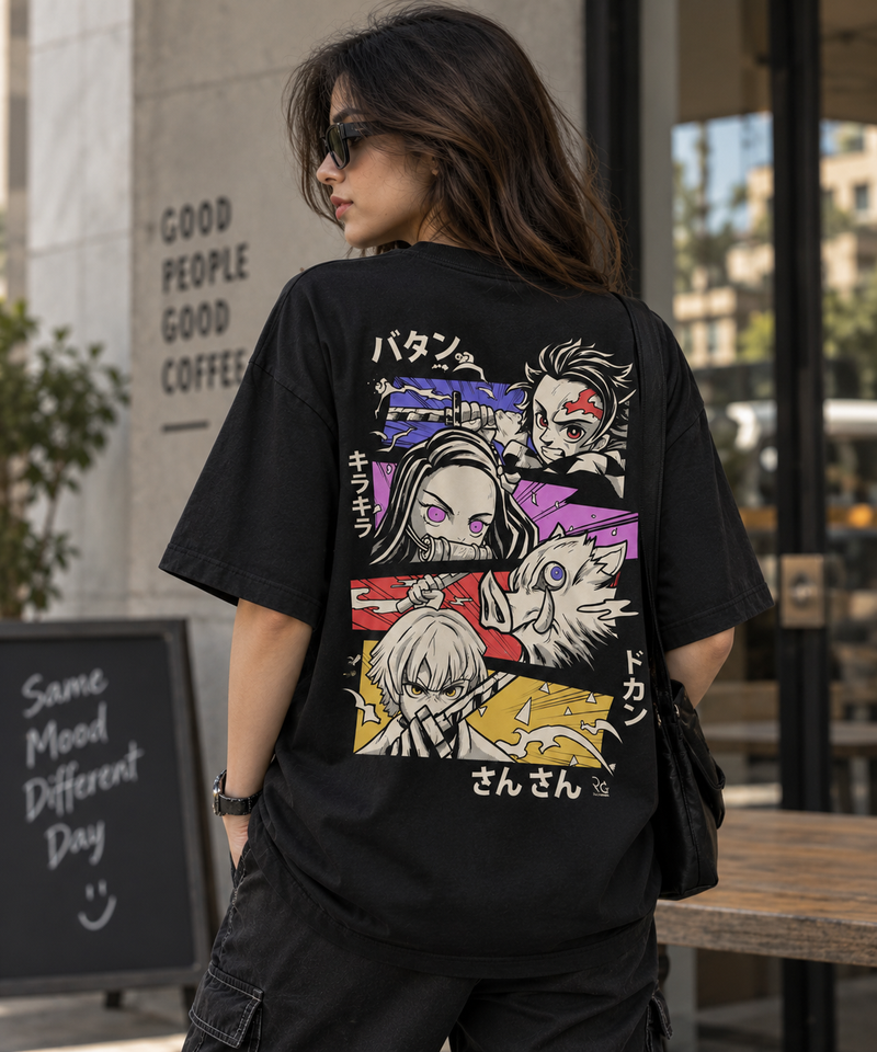 Demon Slayer Tanjiro - WYSE Oversized Tee