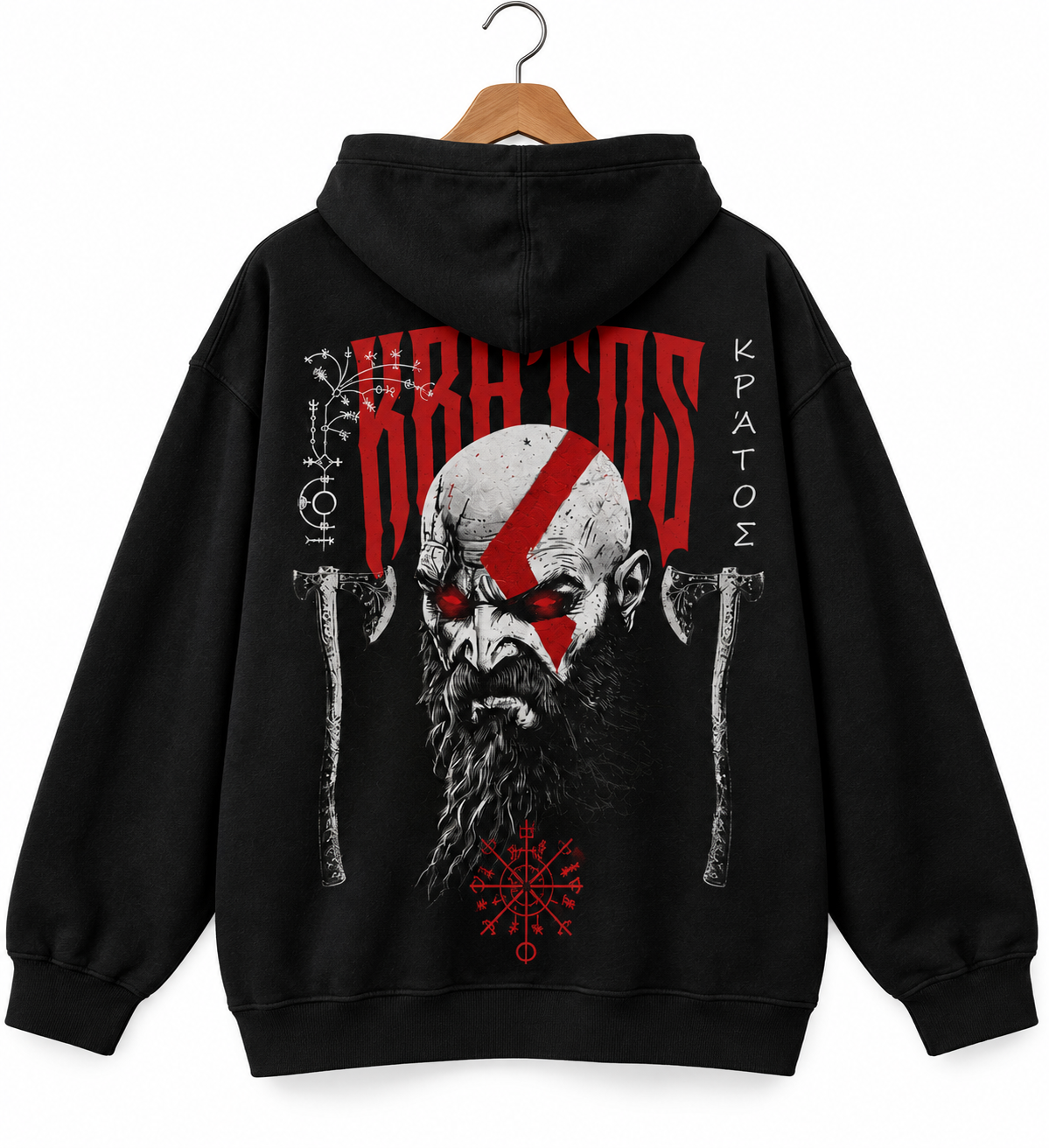 Kratos God of War - WYSE Hoodies