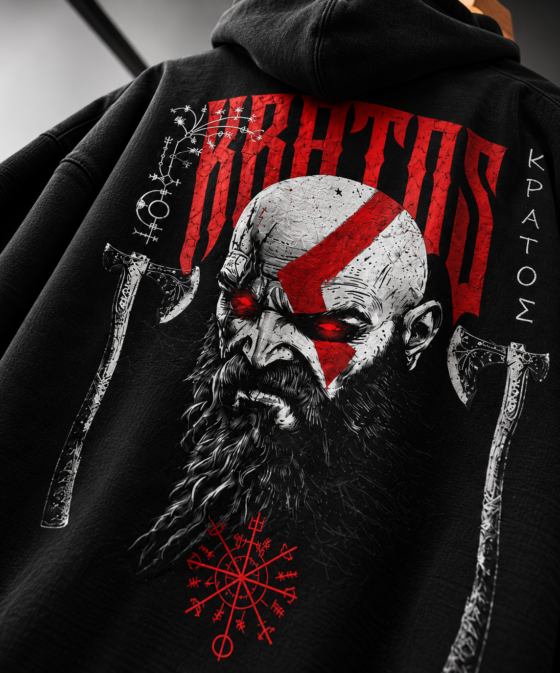 Kratos God of War - WYSE Hoodies