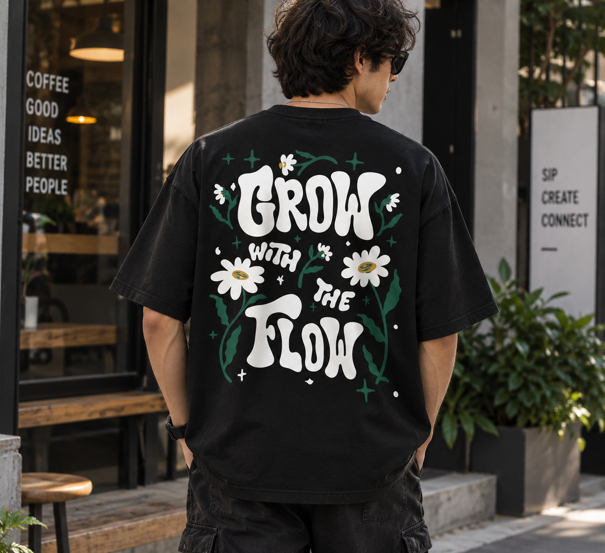 Grow With The Flow - WYSE Oversized Tee