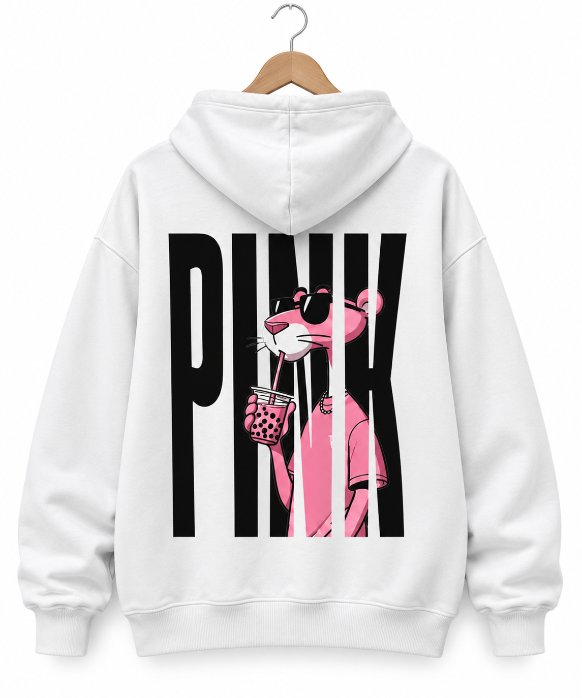 Pink Panther Boba Tea - WYSE Hoodie
