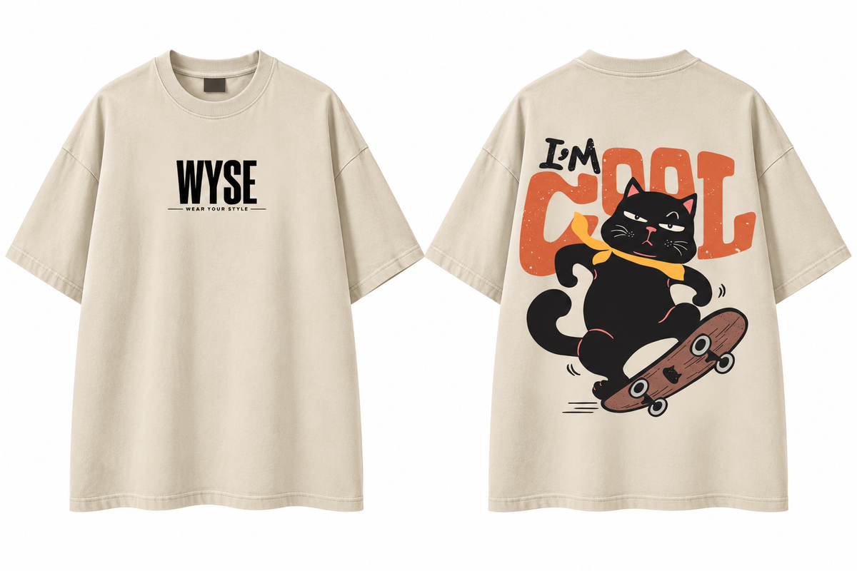 I'm Cool Tshirt - WYSE Oversized Tee