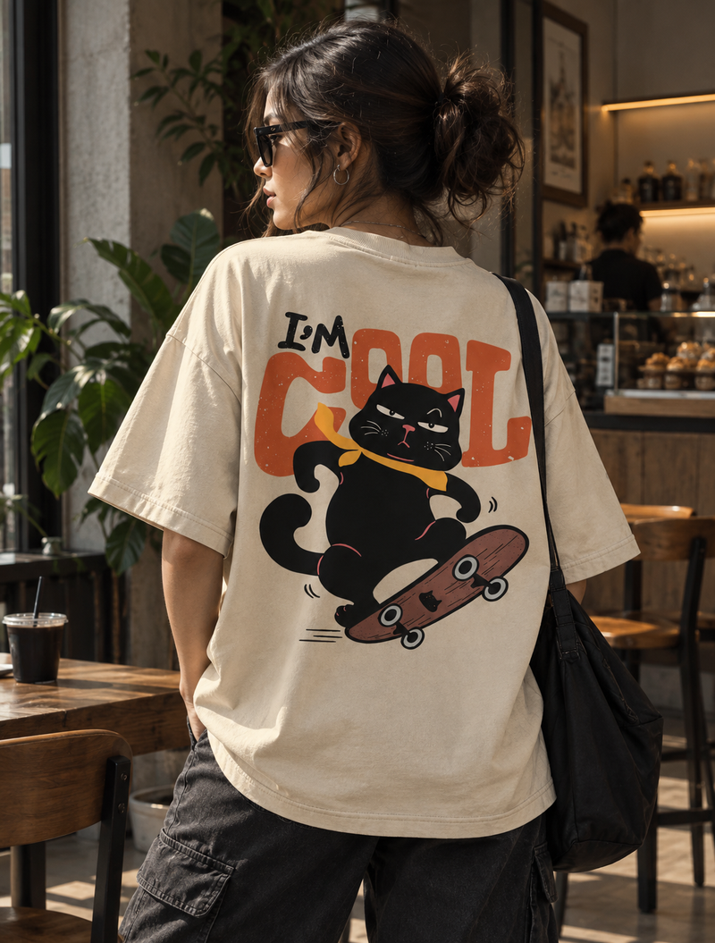 I'm Cool Tshirt - WYSE Oversized Tee