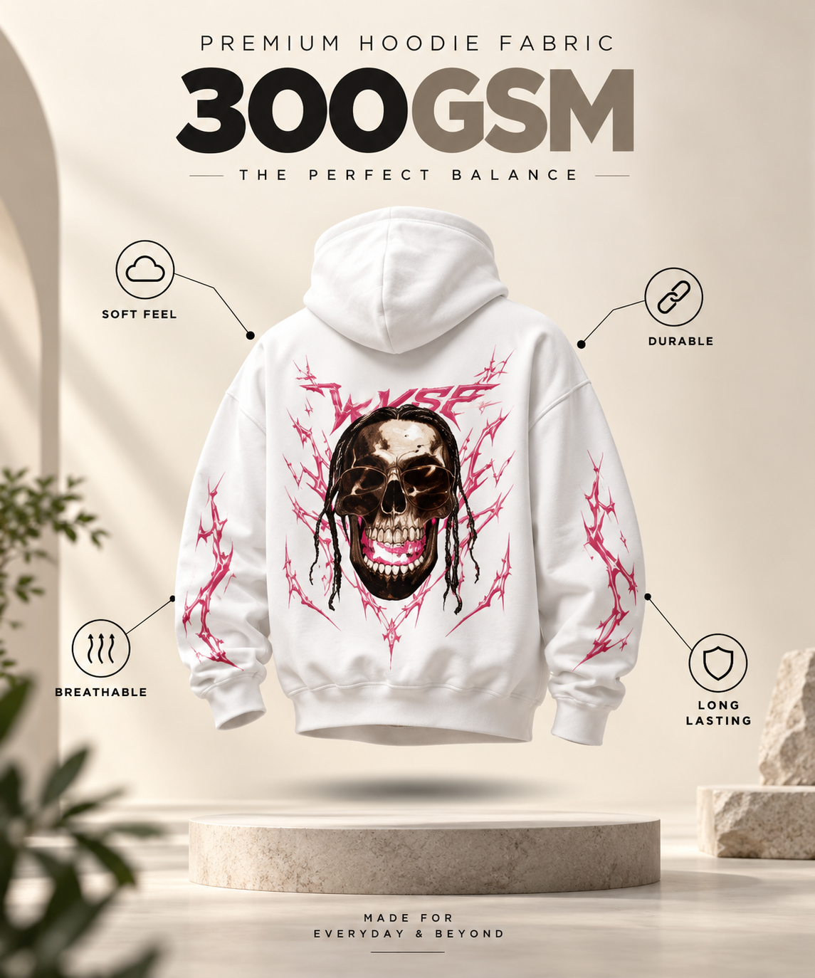 Pink Reaper Hoodie