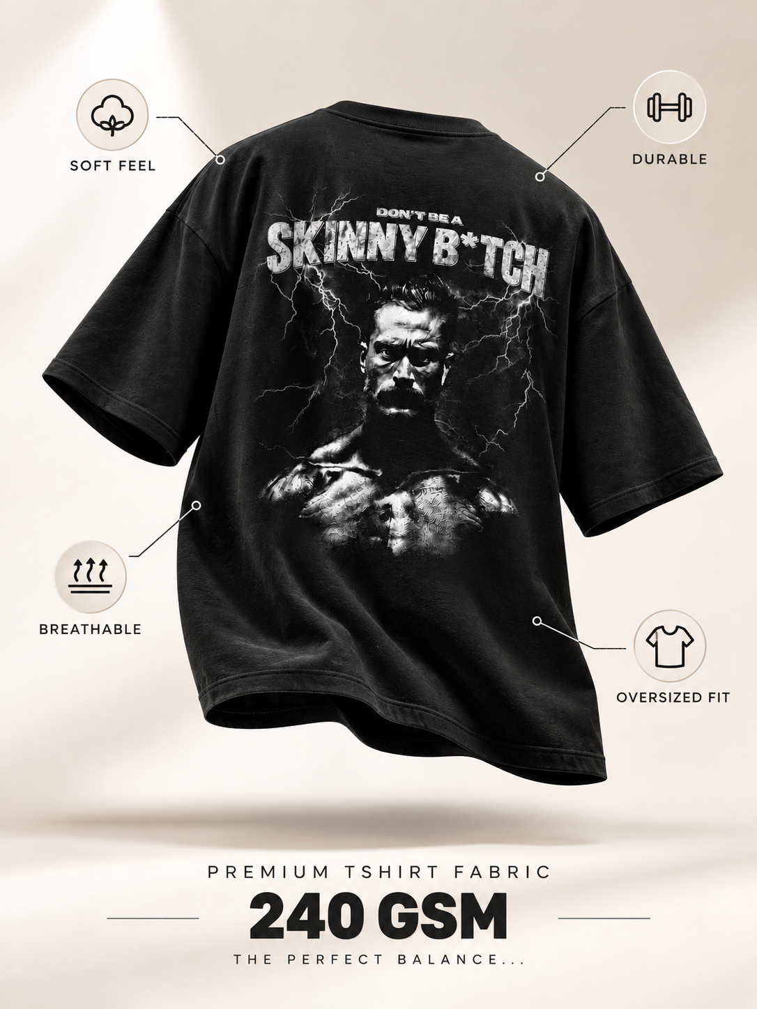 CBUM Savage Strength - WYSE Gym Tee