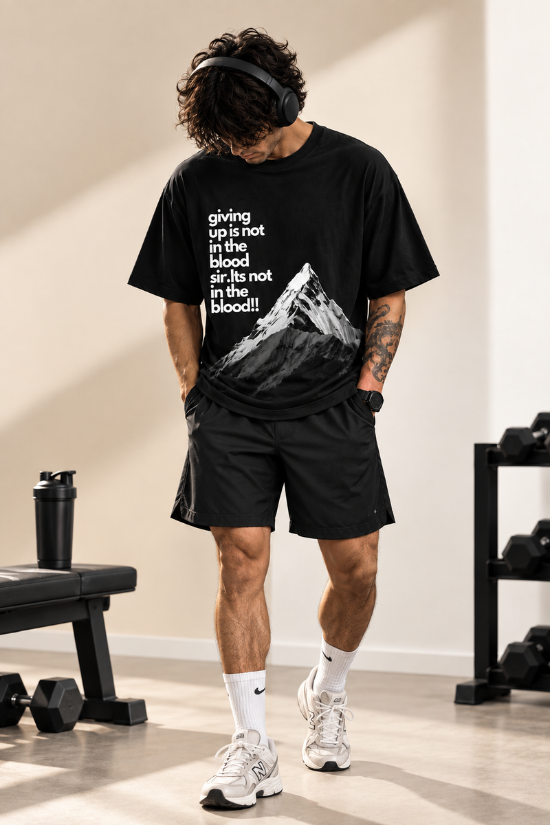 Never Give Up - WYSE Gym Tee