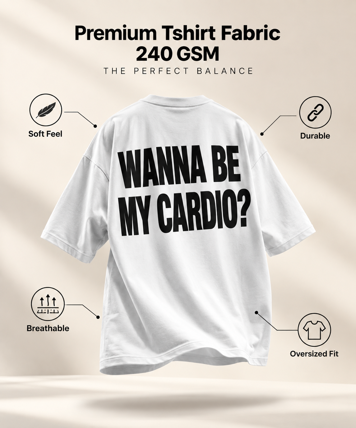 Be My Cardio - WYSE Gym Tee