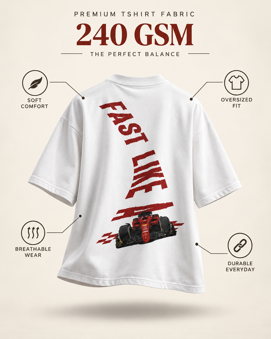 Speed Rush F1 - WYSE Oversized Tee