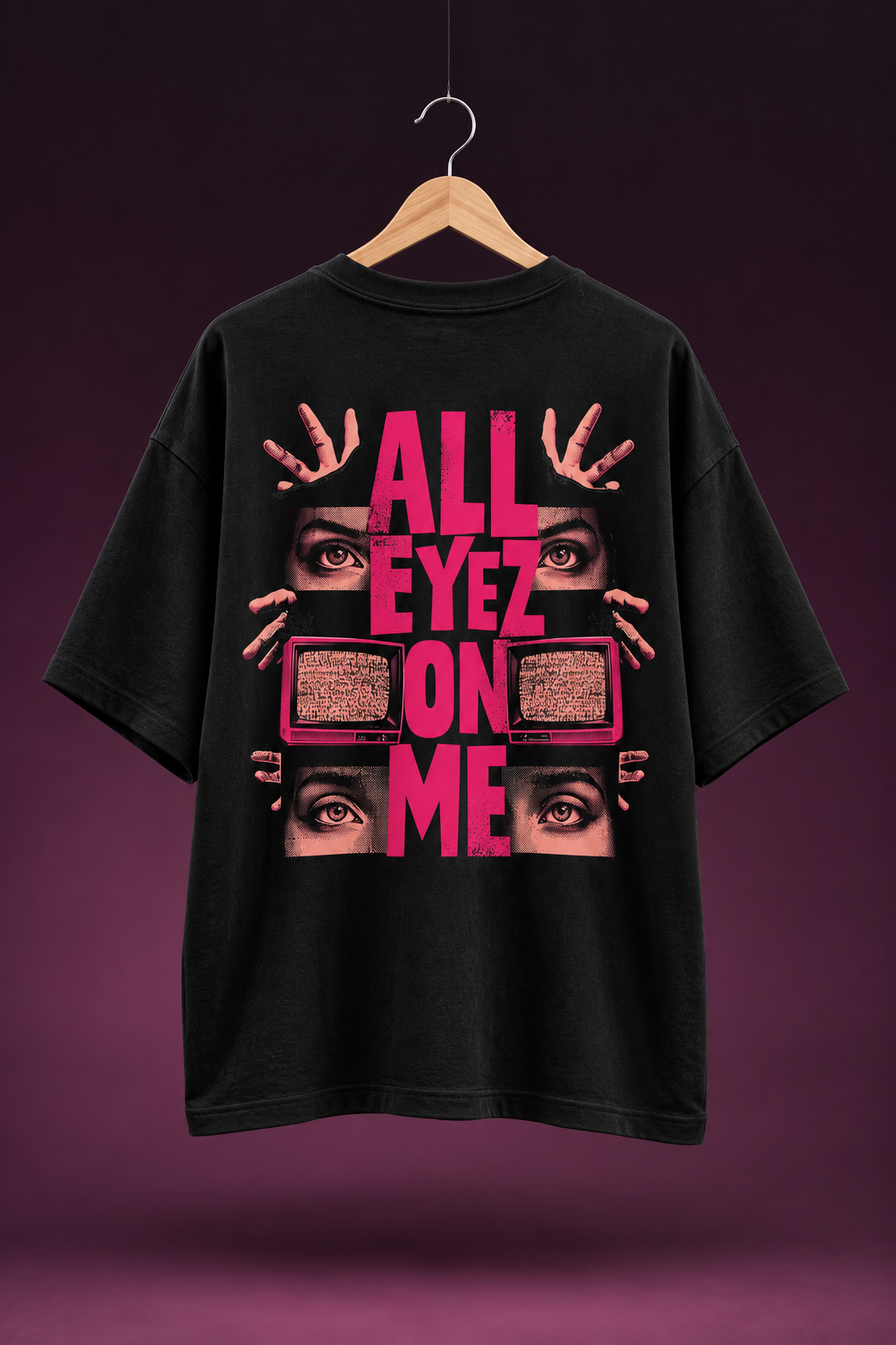 All Eyes on Me Women’s Oversized Tee