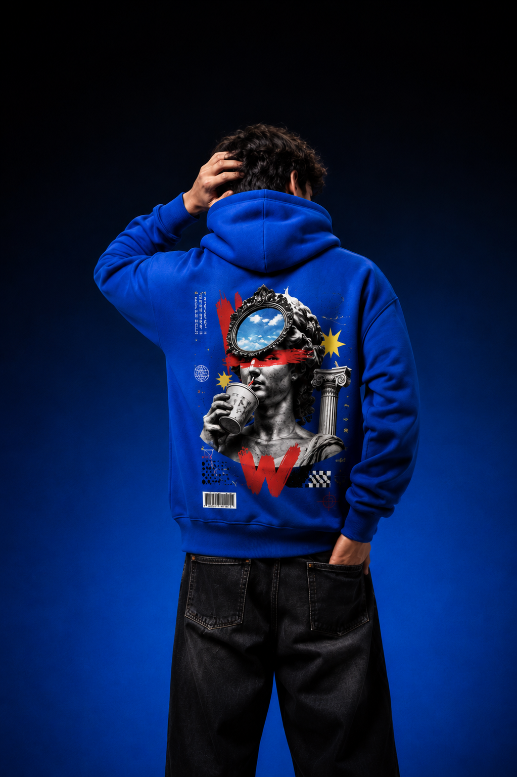 Blue Renaissance Hoodie