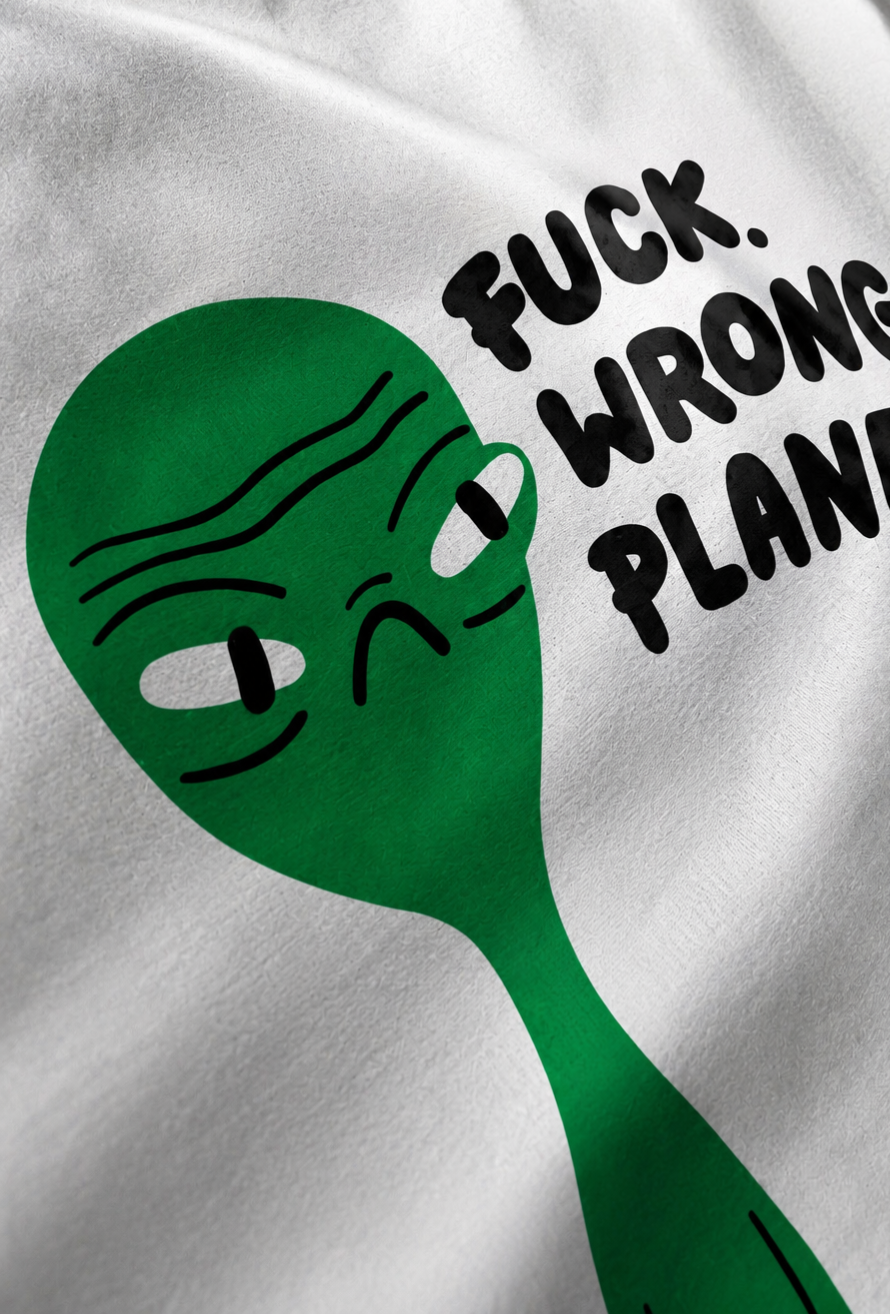 Wrong Planet Oversized Tee
