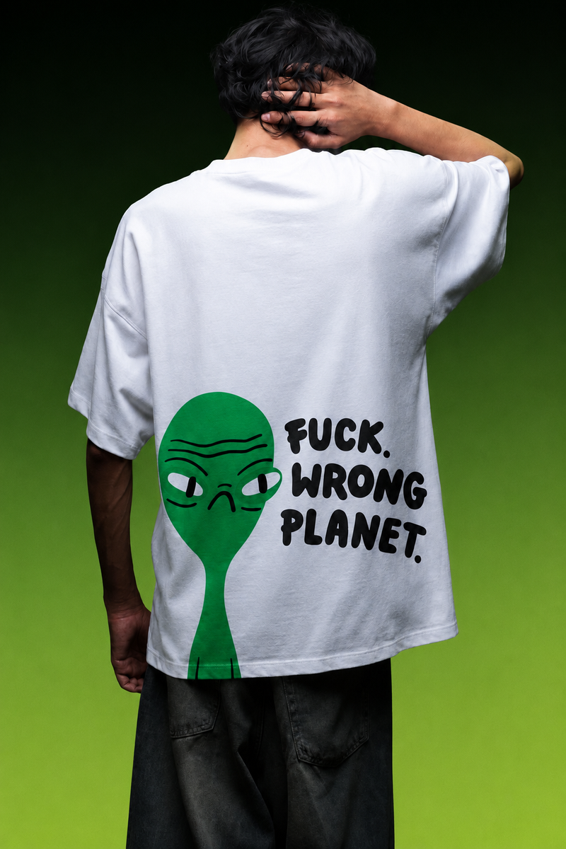 Wrong Planet Oversized Tee