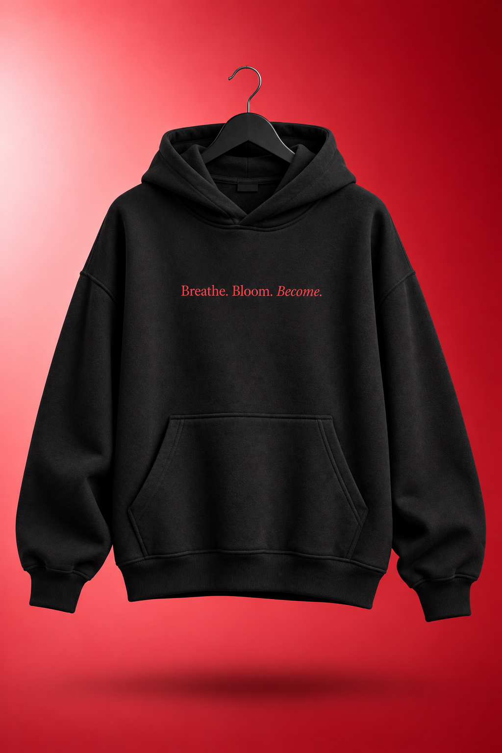 Breathe Bloom Become Women's Hoodie