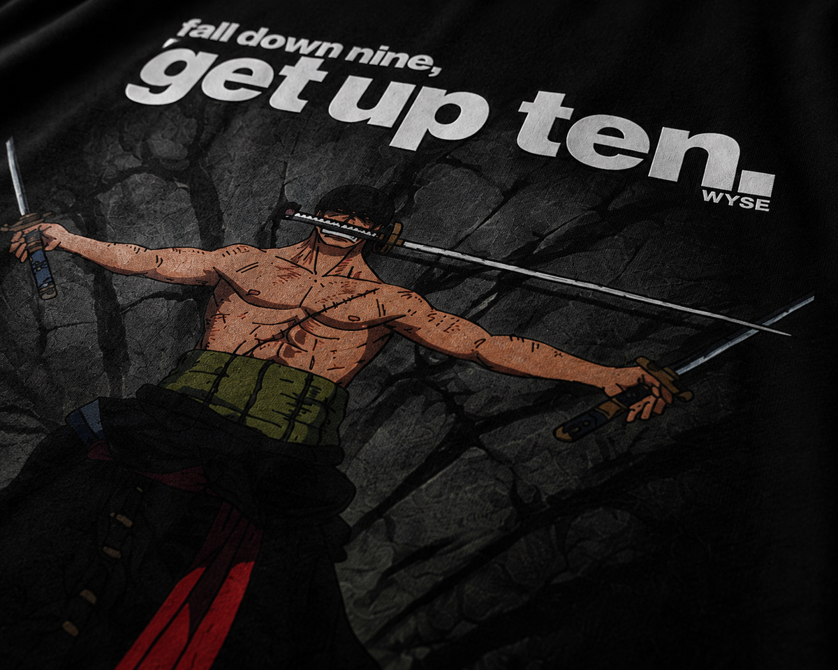 Fall Down Nine, Get Up Ten Gym Tee
