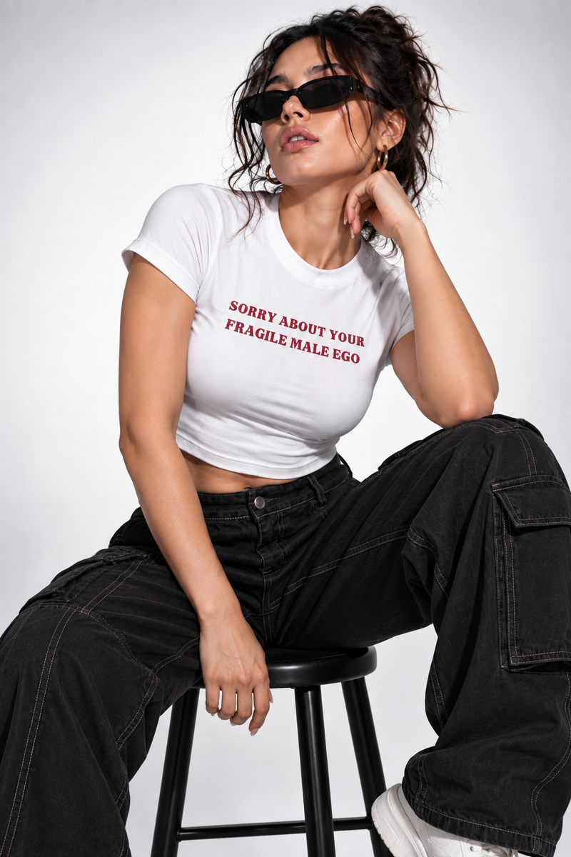 Fragile Ego Crop Top