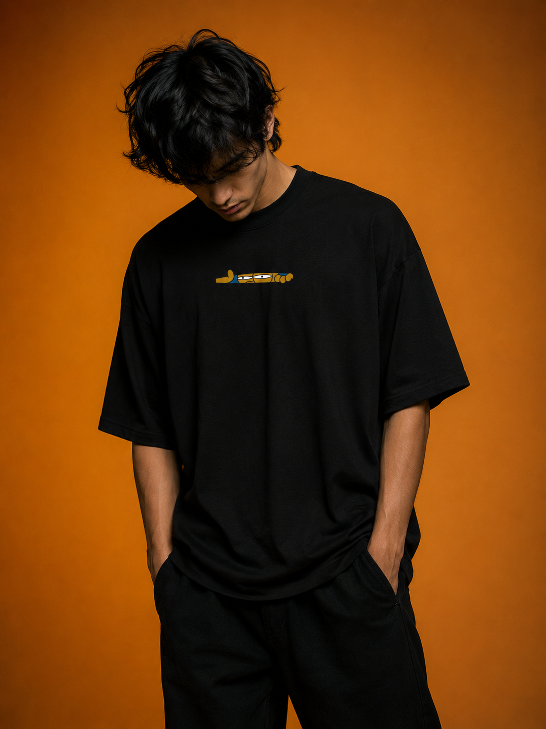 Mischief Eyes Oversized Tee