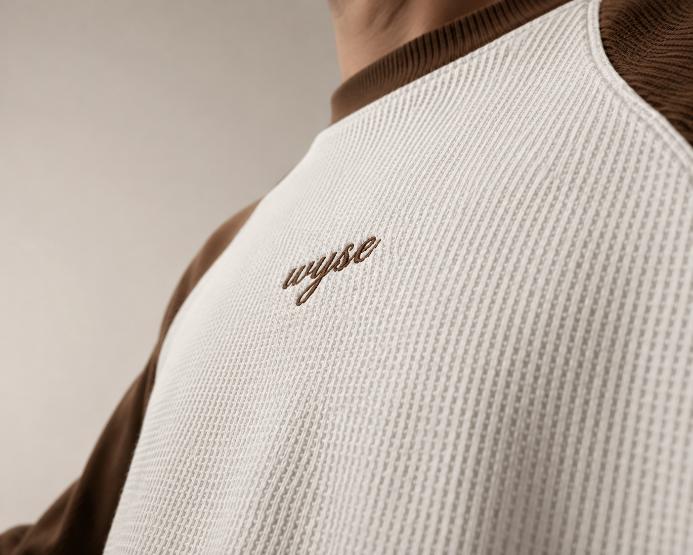 WYSE Core Brown Raglan Tee