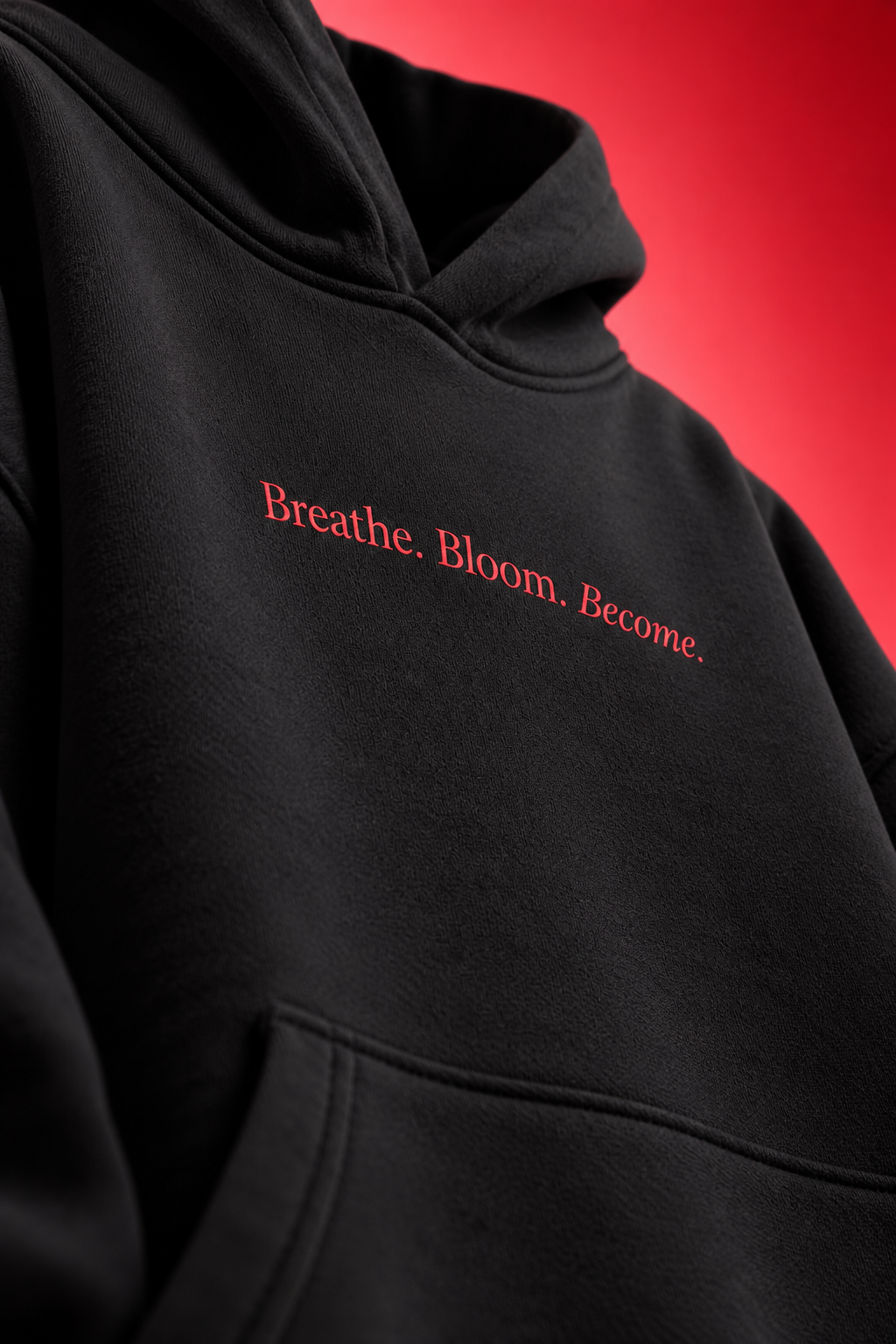 Breathe Bloom Become Women's Hoodie