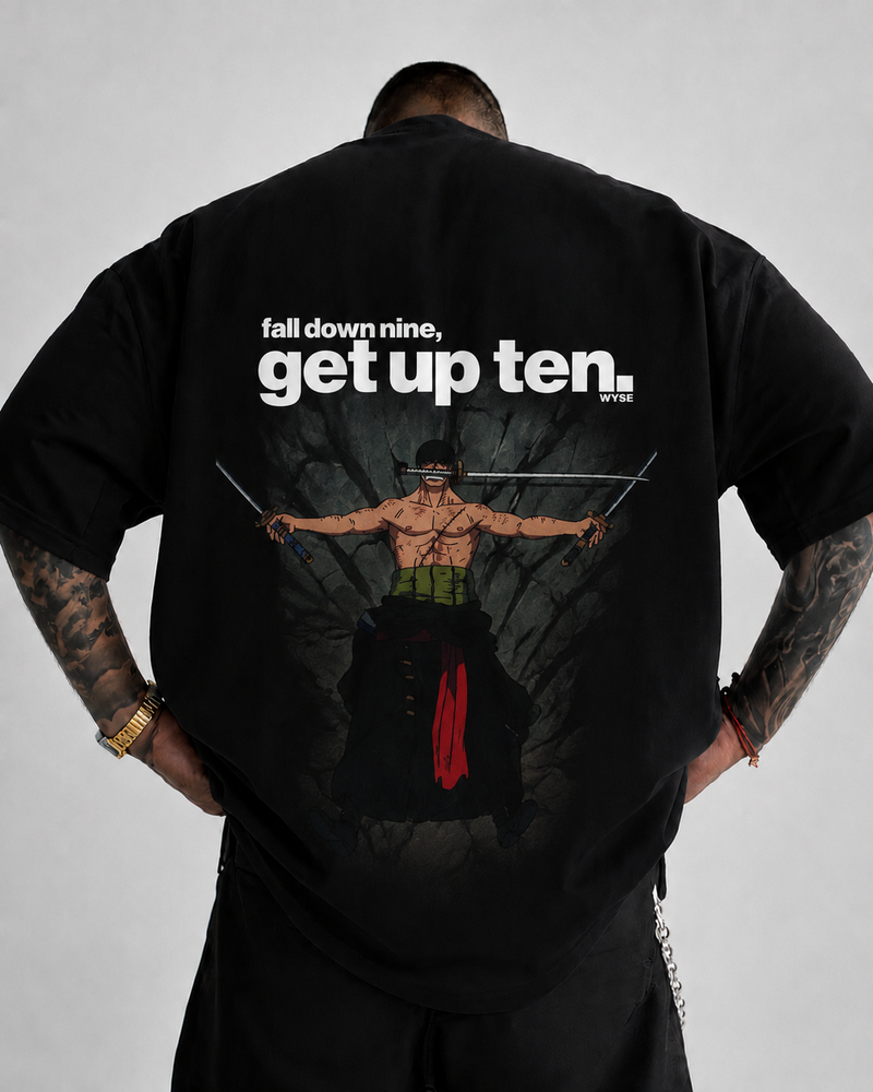 Fall Down Nine, Get Up Ten Gym Tee